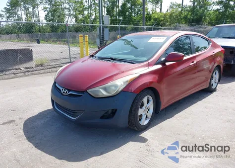 2013 Hyundai Elantra Gls from USA, damaged, VIN 5NPDH4AE5DH344766